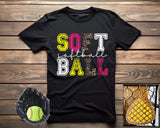 Softball- Distressed- PLEASE ALLOW 3-5 BUSINESS DAYS FOR SHIPPING